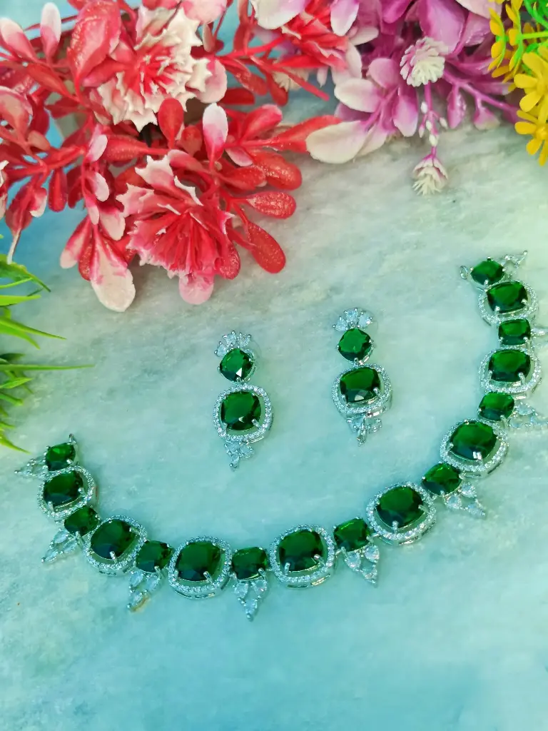 Emerald Green Jewelry Set