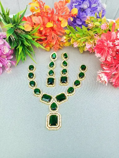 Emerald Green Jewelry Set